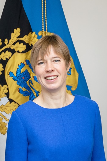 케르스티 칼률라이드 에스토니아 대통령.