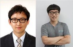 조재흥 교수(왼쪽)와 정동현 석박통합과정 학생.