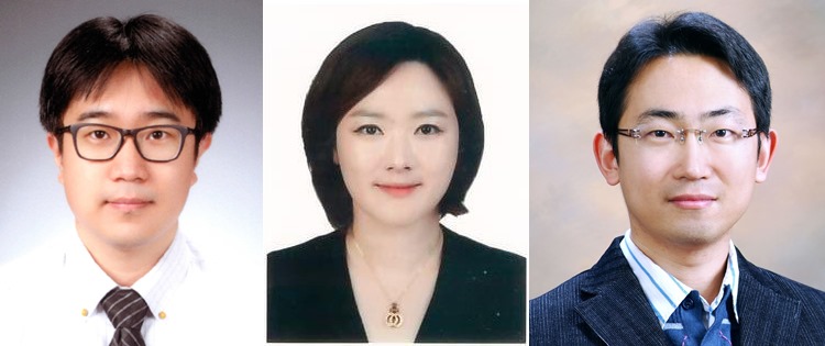 왼쪽부터 김완일, 김수야, 박재훈 교수