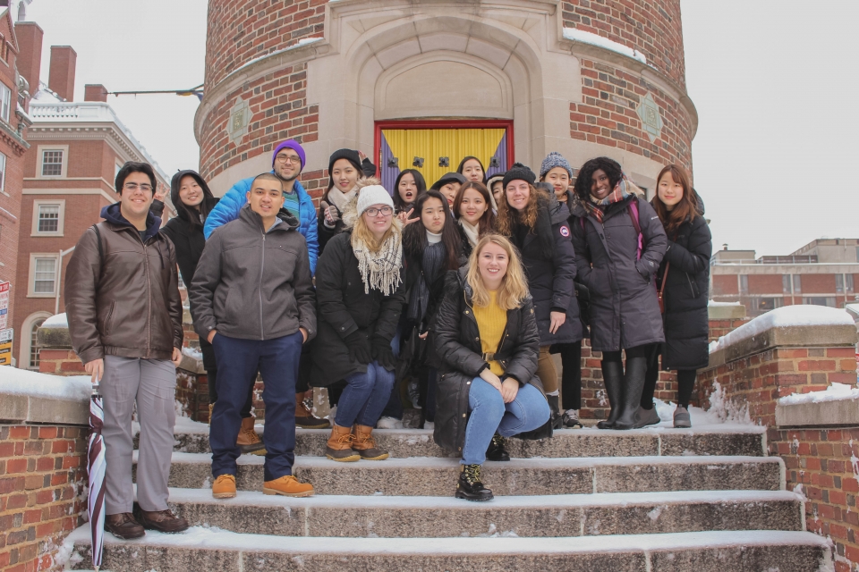 이화여대가 16일부터 8박 9일 일정으로 하버드대 학생들과 국제교류 프로그램을 진행한다(사진은 1월에 진행한 보스턴 콘퍼런스 모습).