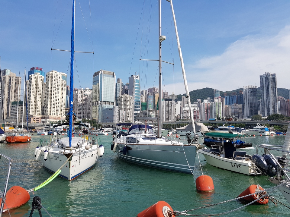 홍콩 섬 미드레벨 에스컬레이터