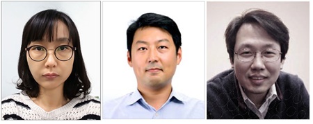 (왼쪽부터) 성미경 연구교수, 유창현 교수, 최용상 교수 사진