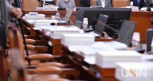 비어있는 자유한국당 좌석.(사진=한국대학신문DB)