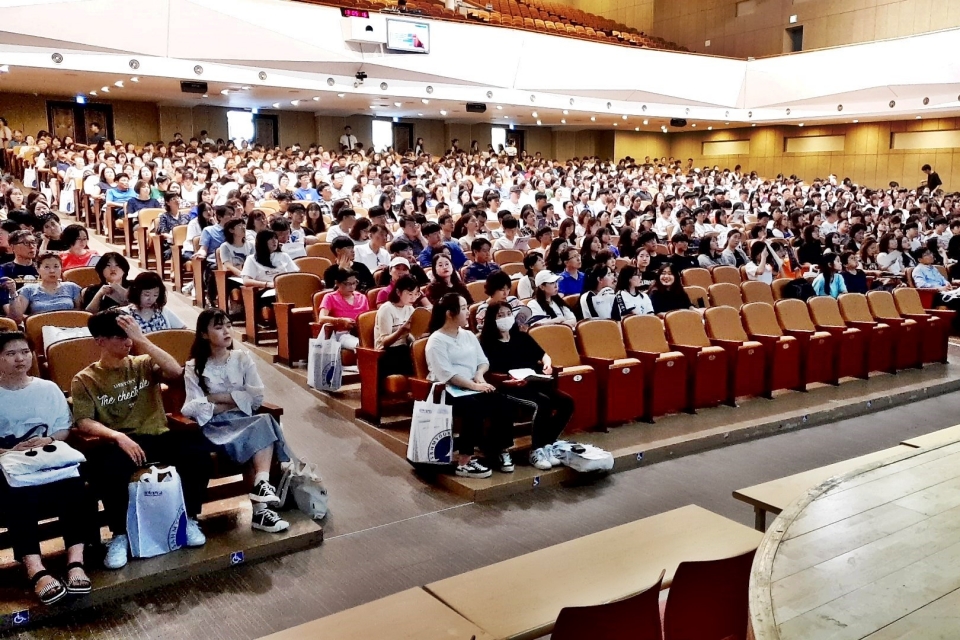 14일 2020학년도 전국 적성고사대학 연합 입시설명회가 삼육대 대강당에서 열린다. 사진은 지난해 설명회 모습.