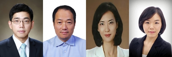 왼쪽부터 서응교·김태형·전은화·정효정 교수