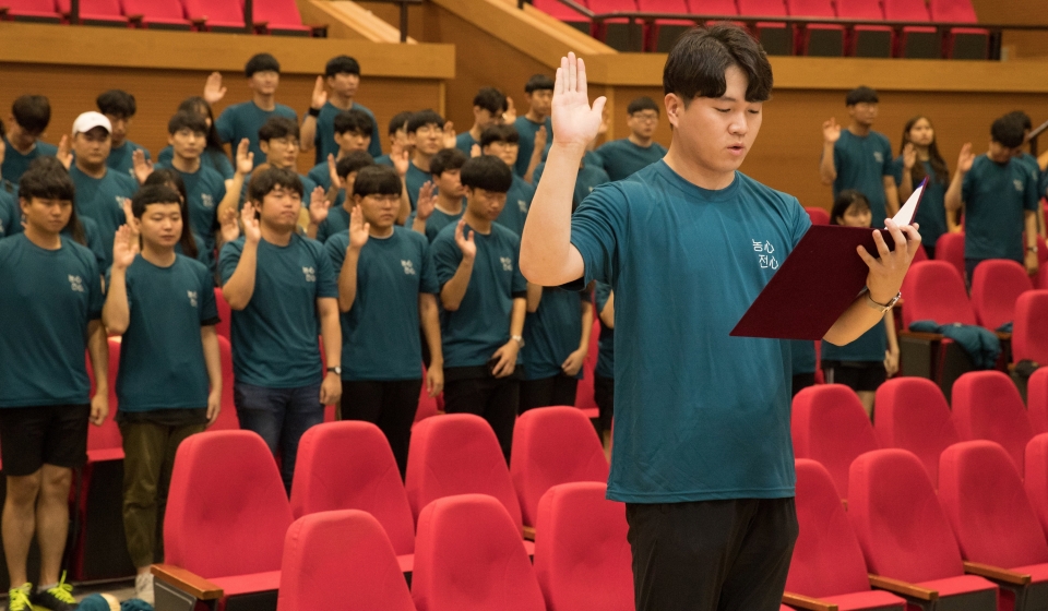 전북대 학생들이 22일부터 일주일간 장수군 일원에서 농촌봉사활동을 진행한다.