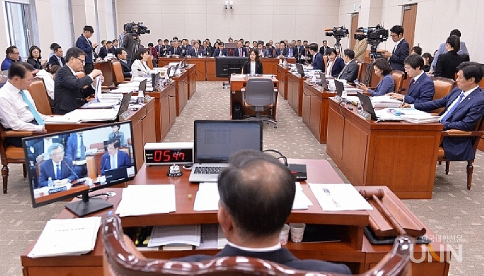 국회 교육위 전체회의 모습(사진=한국대학신문 DB)