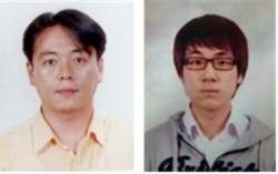 왼쪽부터 박성규 교수, 김재현 박사과정생