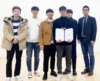 융합기술공학부 IT융합기전공학전공 ‘한중융합’ 팀이 한국기계기술학회 캡스톤경진대회에서 최우수논문상을 수상했다.