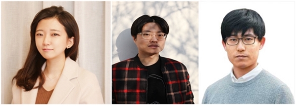 왼쪽부터 이유리 동문, 이홍도 동문, 김준현 학생.