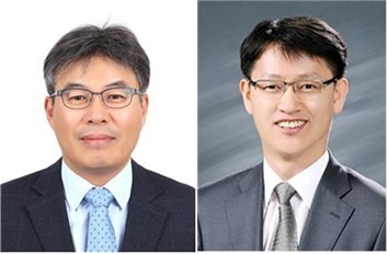 왼쪽부터 김용기, 장창영 교수.