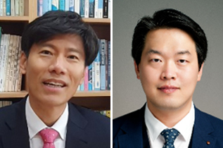 왼쪽부터 김경현, 서은철 교수