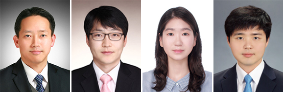 (왼쪽부터) 원광대 최세진, 김성훈, 고혜민 교수, 충남대 정원석 교수