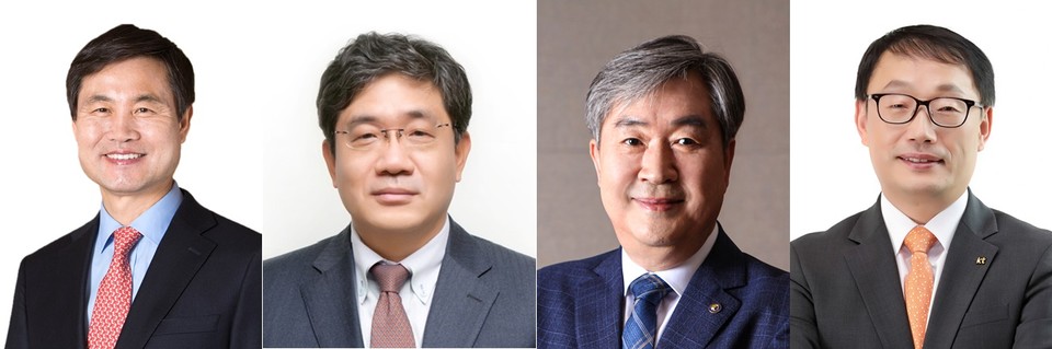 김동원 전북대 총장, 유태경 루멘스 대표이사, 이낙규 한국생산기술연구원장, 구현모 KT대표이사 (사진=KAIST 제공)