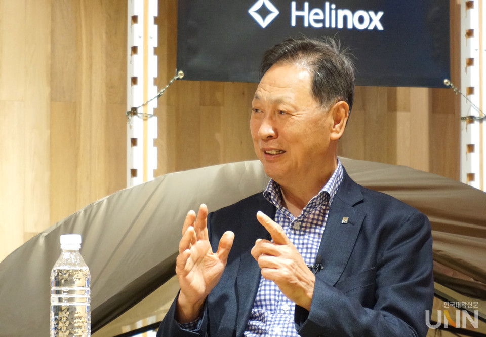 강태선 BYN블랙야크 회장 (사진 = 오지희 기자)