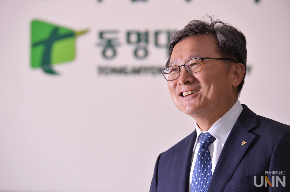 동명대 제10대 전호환 총장 (사진 = 한명섭 기자)