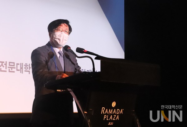 주원식 전문대학학생처장협의회장.(사진=이중삼 기자)