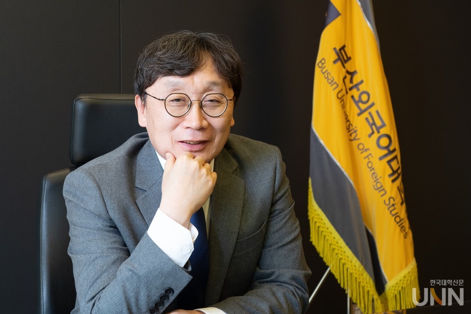 김홍구 총장 (사진제공=부산외국어대 LINC+사업단)