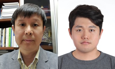 왼쪽부터 이수범 교수, 문원기 연구원