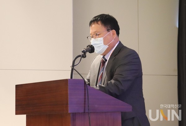 ​최종범 전문대학사무처장협의회 회장.(사진=김한울 기자)