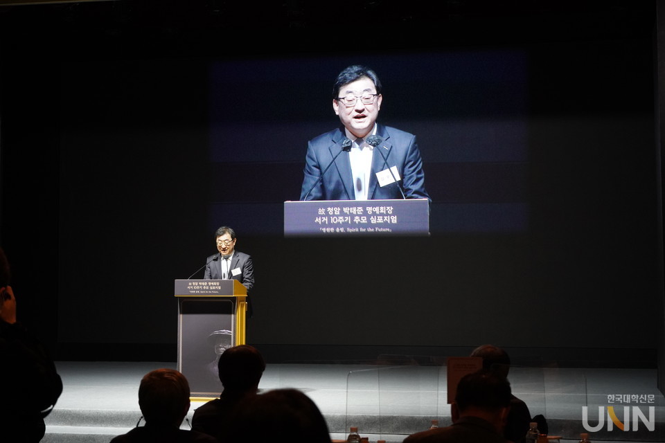 김무환 포스텍 총장 (사진 = 허정윤 기자)