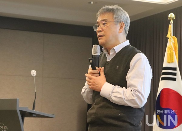 한광식 한국전문대학교육협의회 산학교육혁신연구원장.(사진=이중삼 기자)