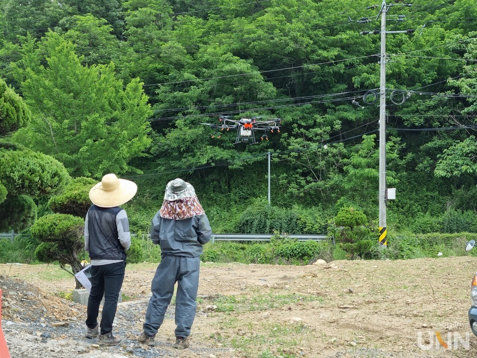 산림자동방제 (사진제공=경남도립거창대)