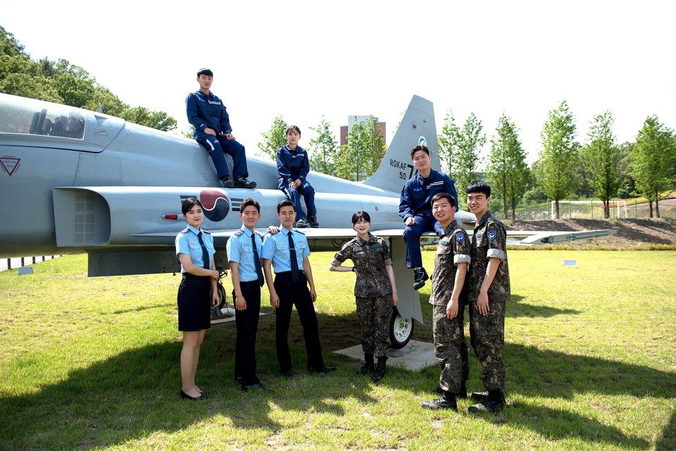 영진전문대, 국방군사계열 학생들 모습