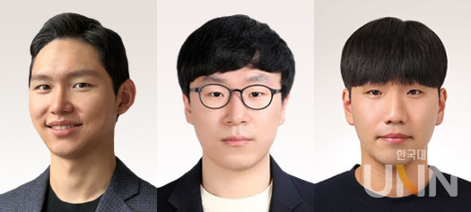 사진 왼쪽부터 백서인 교수, 목동현 석·박통합과정생, 김종승 석사과정생