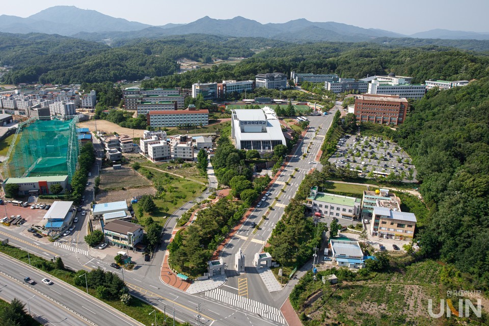 안동과학대 전경.