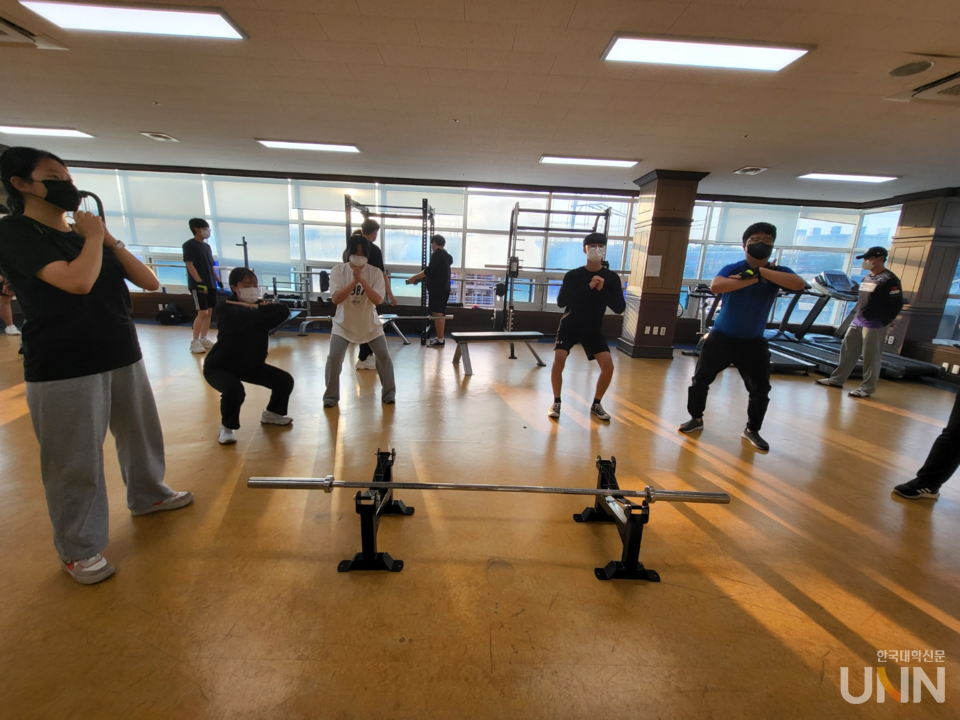 충북도립대의 RC 프로그램(헬스). (사진=충북도립대 제공)