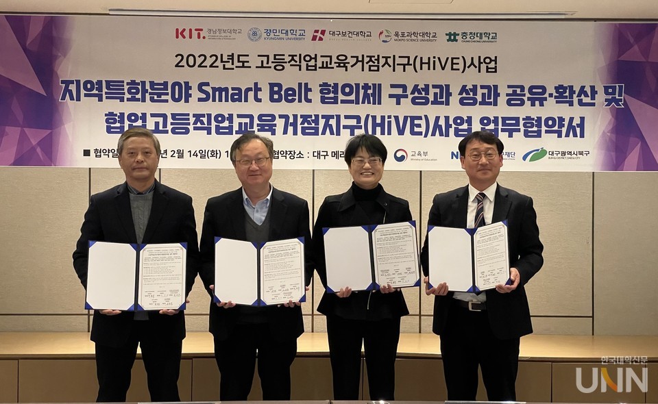 대구보건대가 지난 14일 Smart Belt 협의체 협약식을 개최했다.