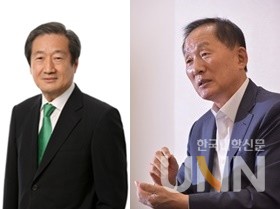 사진 왼쪽부터 김재홍 석좌교수, 이기우 석좌교수.