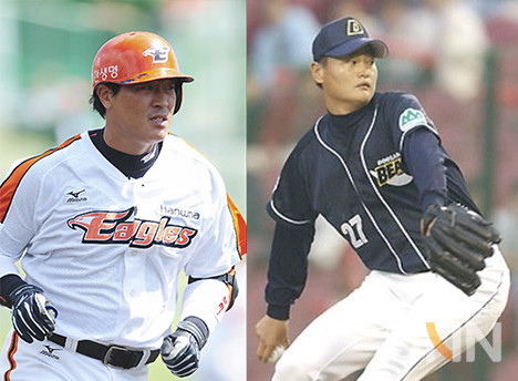 왼쪽부터 신경현 신임감독, 박명환 신임코치.