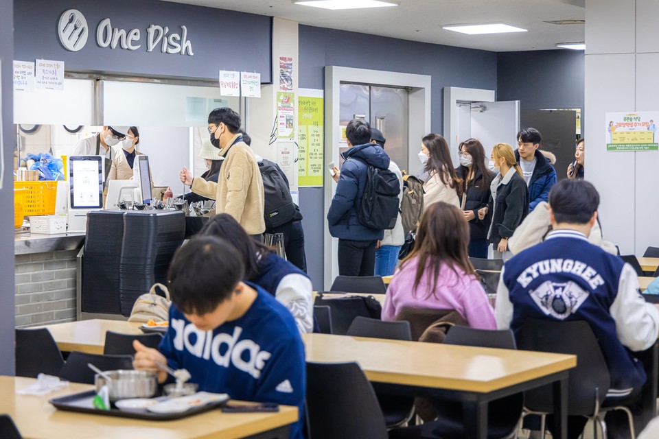 지난 3월부터 경희대 서울캠퍼스에서 시작된 ‘천원의 아침밥’ 사업. (사진=한국대학신문 DB)