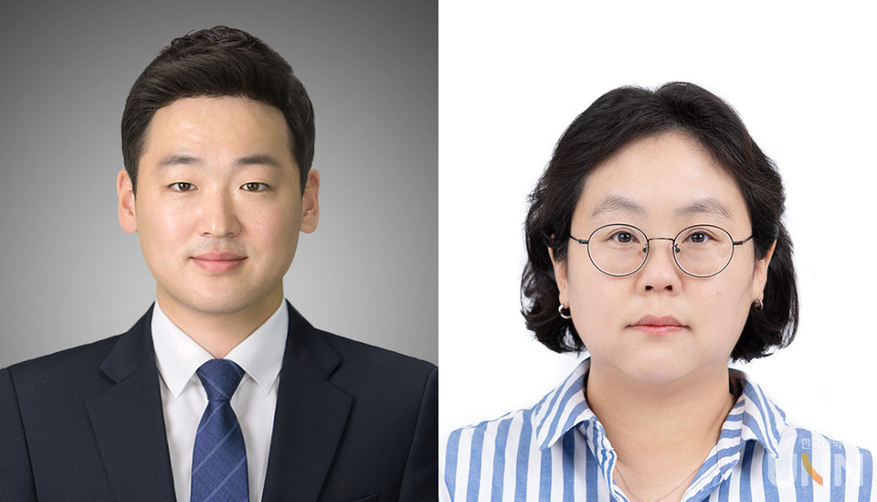 유기준 교수(왼쪽), 정영미 박사