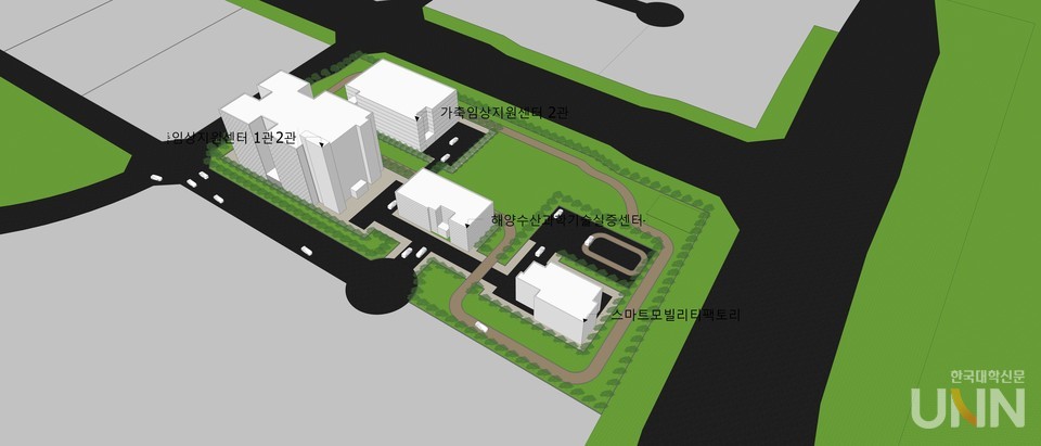 충남대학교 내포신도시 산학협력용지 공간조성(안).