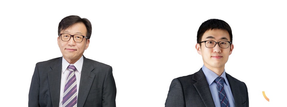 김대영 교수(왼쪽), 김한규 교수.
