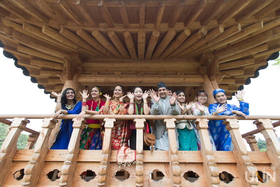 전북대 외국인 유학생들.