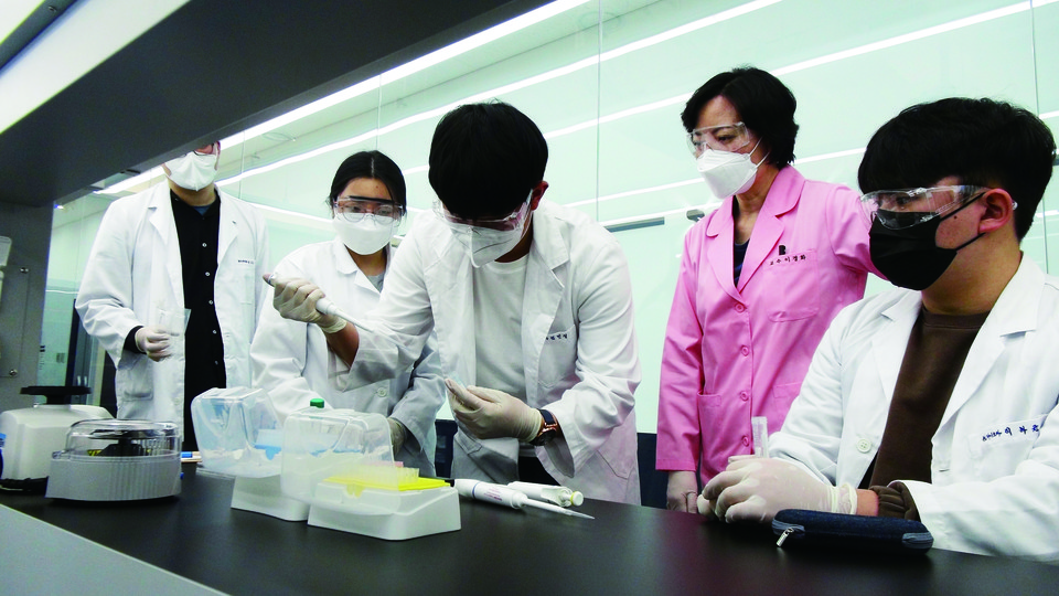 재능대 바이오생명과 수업 현장. (사진=재능대)