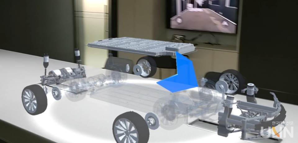 증강현실 교육 콘텐츠 구축 모습. (사진=대구가톨릭대)