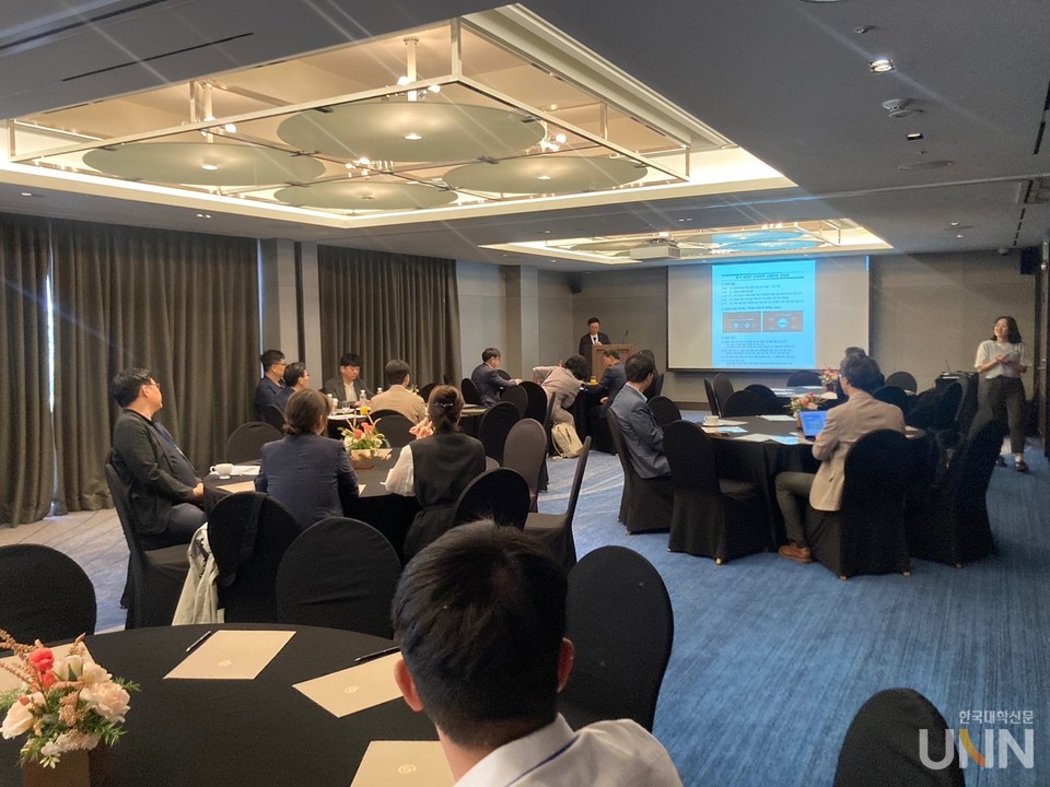 16일 '2024 SCOUT 통합 워크숍'에서 실무자 간담회를 진행하는 모습. (사진=백두산 기자)