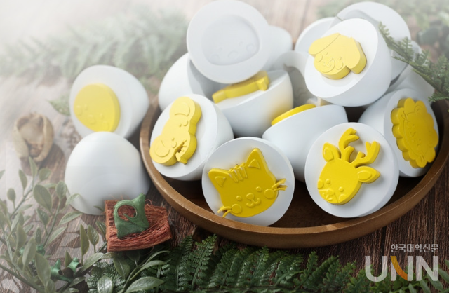 교육용 에그 토이 '에그 퍼즐' (사진=부산여대)