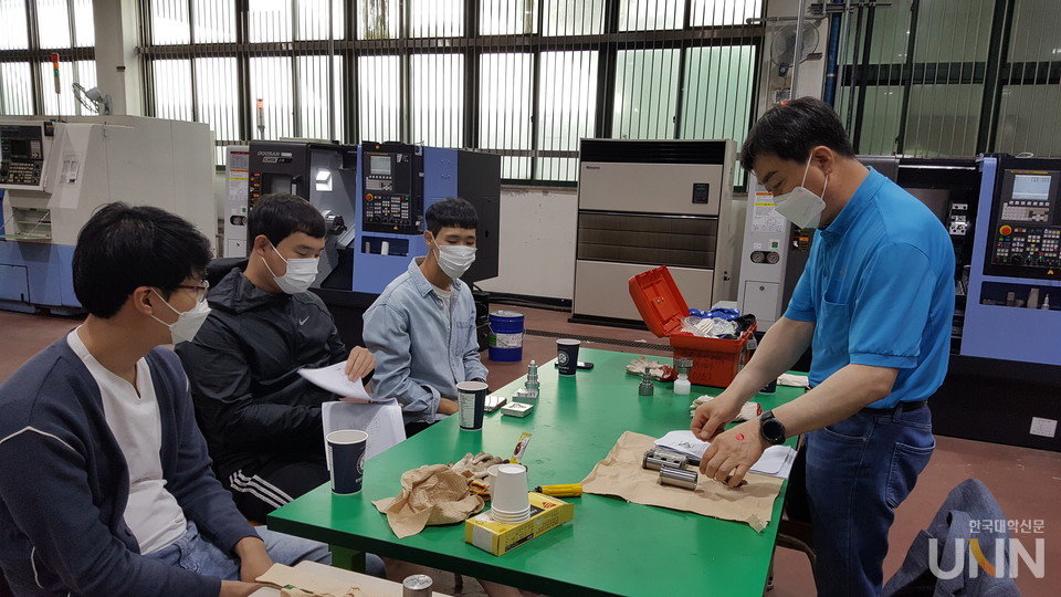 기계 가공 분야 (사진=창원문성대)