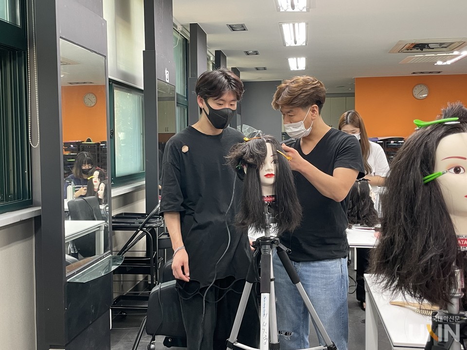헤어 미용 분야 (사진=창원문성대)