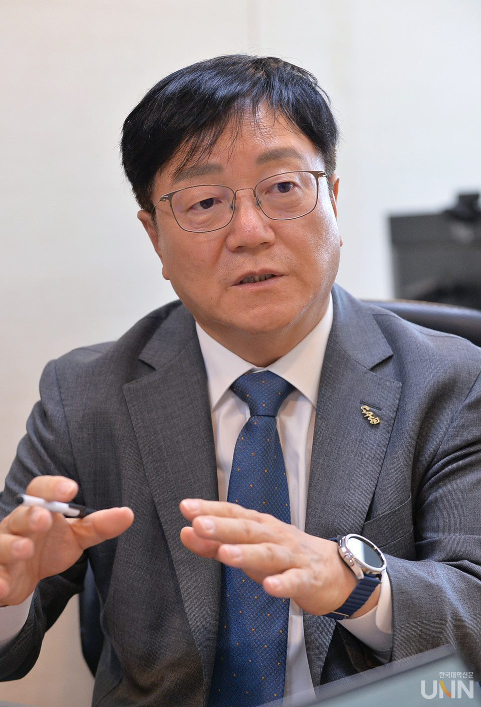 이찬규 회장은 "기술의 발전이 오히려 인문학을 깨울 수 있을 것"이라며 "향후 10년간 인문학의 토대를 잘 구축한다면 인문학의 가치는 더 높아지게 된다"고 말했다. (사진=한명섭 기자)