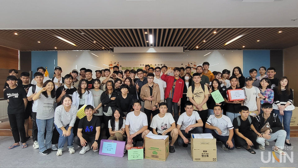 외국인 유학생 활동 모습. (사진=거제대)