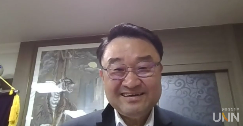 김영도 당선인이 지난 3일 본지와 줌 인터뷰에 참석해 당선 소감을 전하고 있다. (사진=주지영 기자)