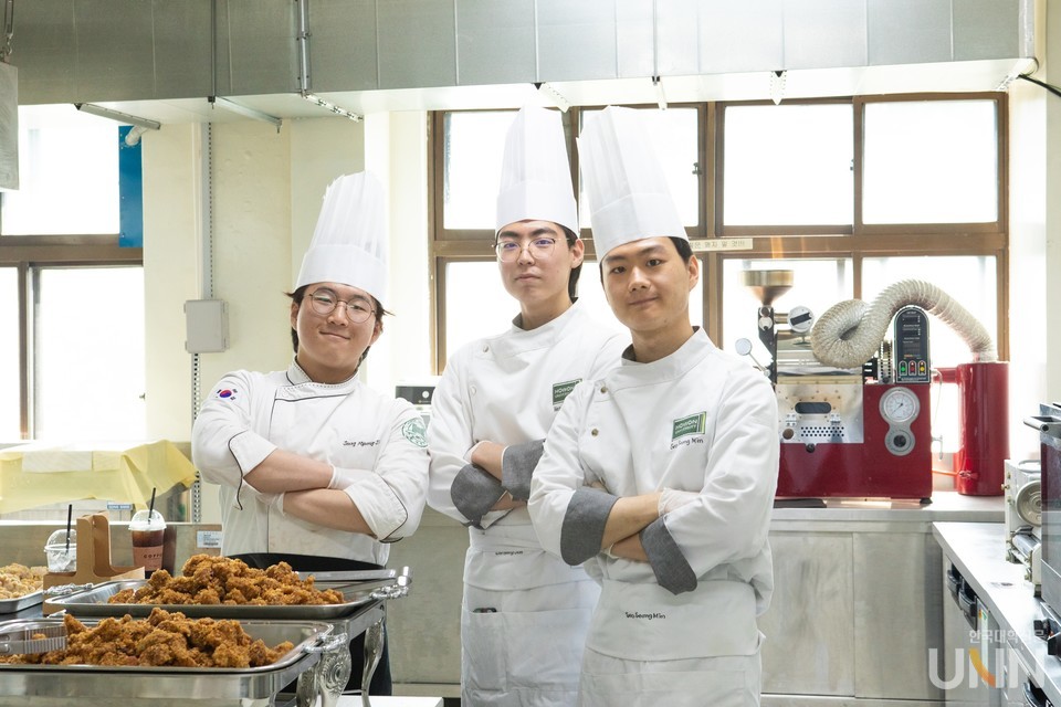 호원대학교 학생들의 모습