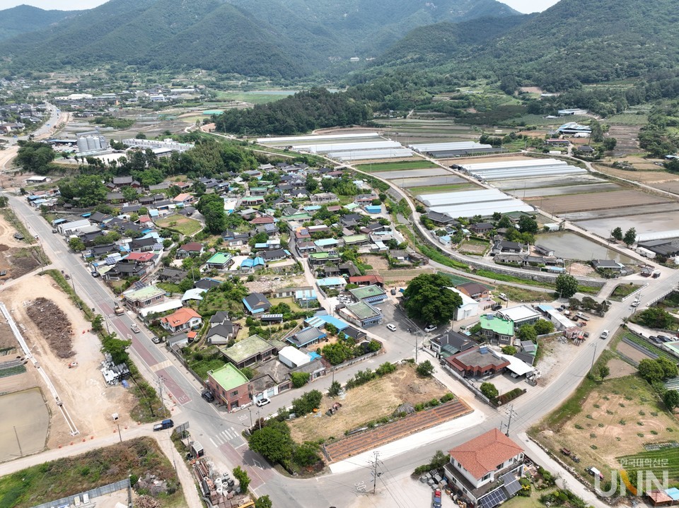 봉사활동을 펼칠 낙안면 교촌마을 전경